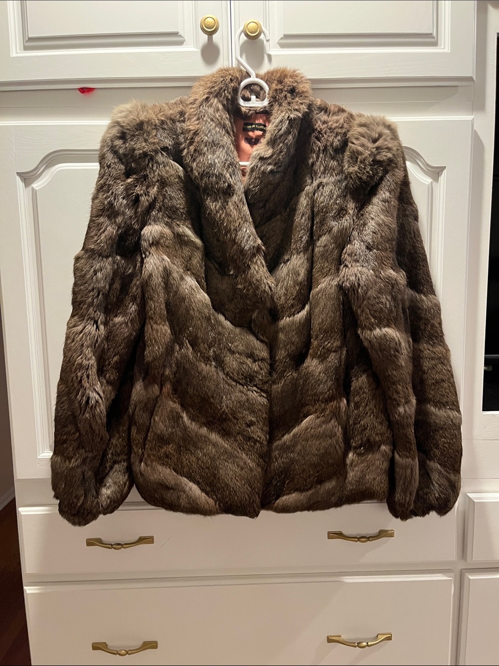 Vintage Rabbit Fur Coat